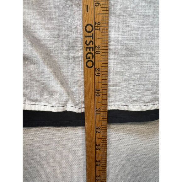 Redhead Mens Button Down Shirt Short Sleeve Sz XL Blue White American Flag Stars - Picture 9 of 12